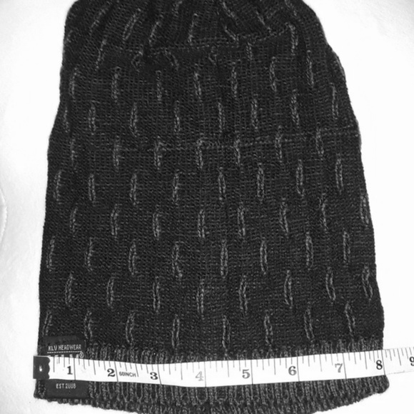 Gray Soft Knitted Wool Slouchy Baggy Beanie Hat - Picture 4 of 4